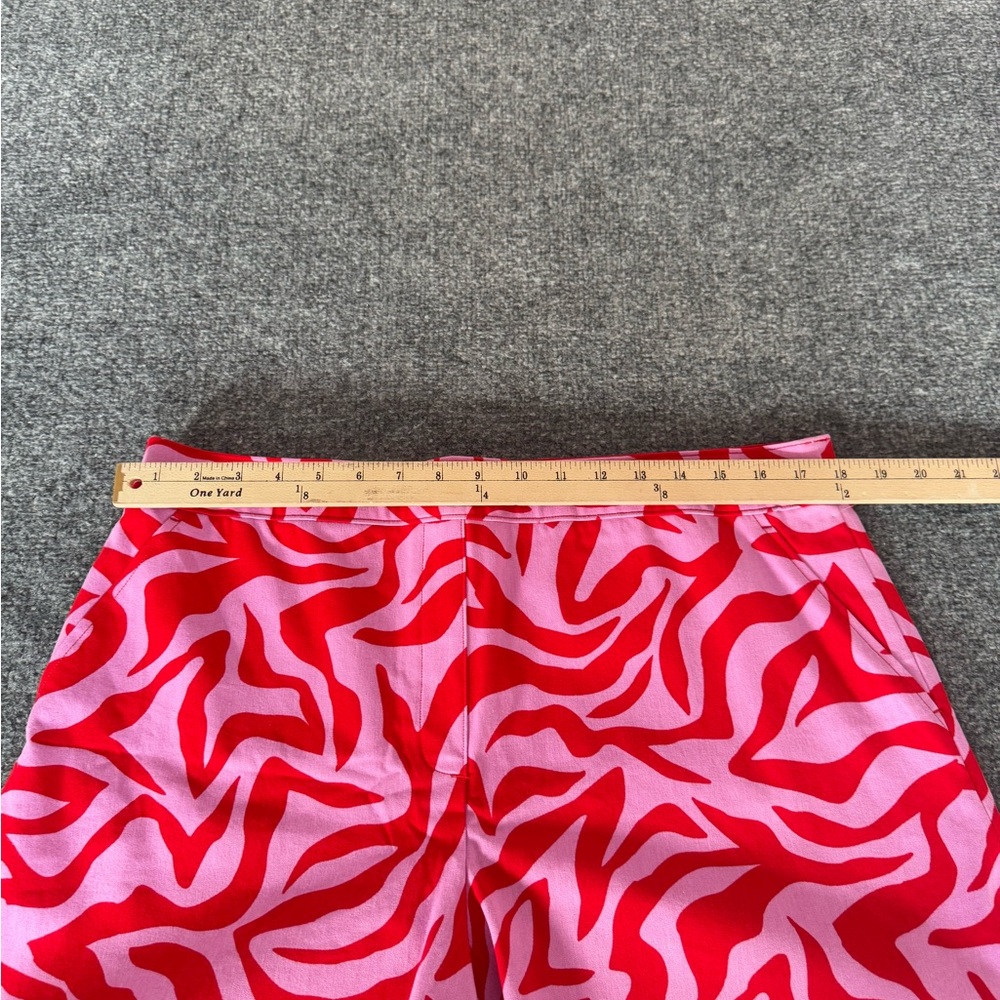 Spanx On The Go size XL True Red pink zebra printed pull on women’s shorts - Picture 9 of 15